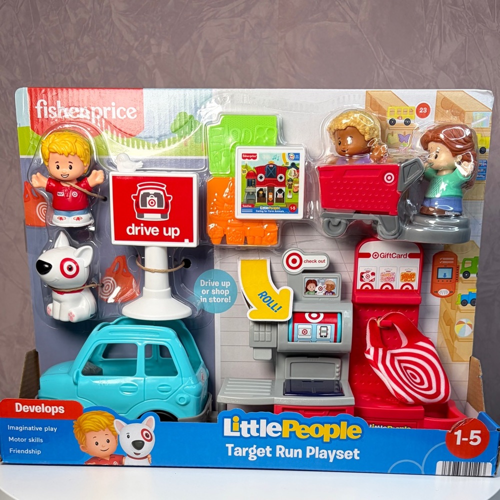 Fisher-Price Little People Target Run Playset